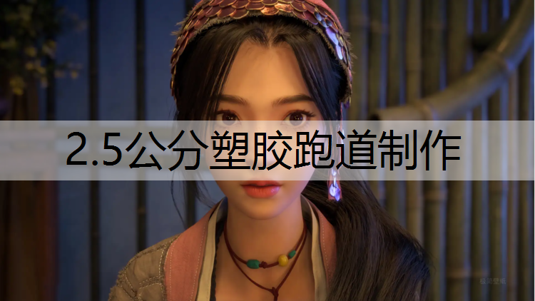 2.5公分塑胶跑道制作