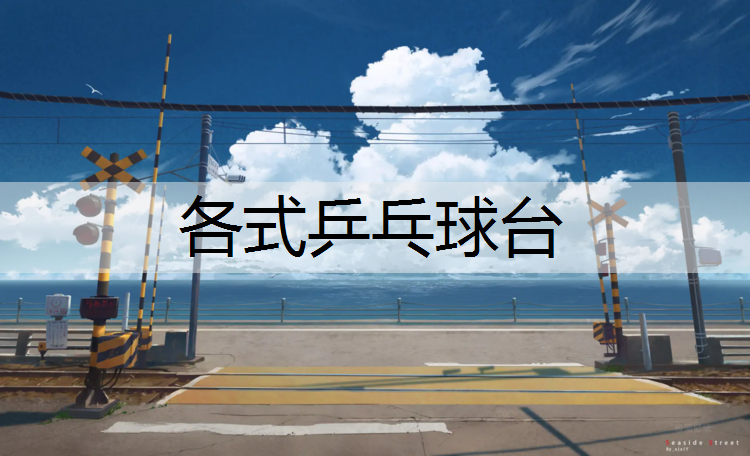 各式乒乓球台