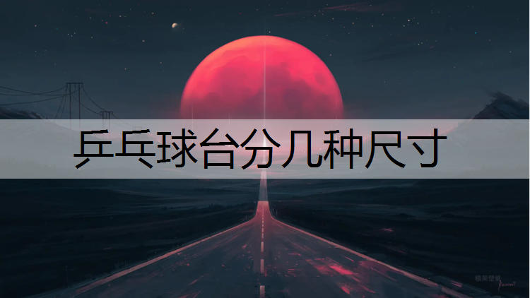 乒乓球台分几种尺寸